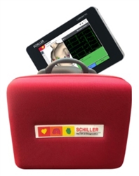 Schiller Cardiovit FT-1 ECG Machine with Carrying Case