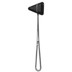 Miltex Taylor Percussion Hammer, 9", Hoop Handle, Chrome