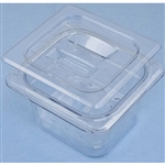 Sklar Clear Plastic Instrument Soaking Tray - Deep, 6 1/2" x 7" x 4"