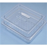 Sklar Clear Plastic Instrument Soaking Tray, Large - Deep, 11" x 13" x 4"