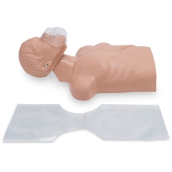 Nasco Simulaids Economy Sani-Manikin CPR Trainer - Adult