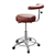 Galaxy 1065 Dental Assistant's Stool with Adjustable Foot Rest and Body Support