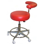 Galaxy 1065-GW Round Seat Dental Assistant Hygienist Stool