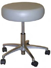 Galaxy 1070 Round Seat Thick Foam without Backrest and Chrome Base Doctor's Stool