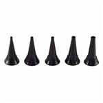 Riester 10775 Pack of 10 Pcs. Reusable Ear Specula 2.0 mm, Black, Ri-Scope L1/L2,Pen-Scope/Ri-Mini And E-Scope