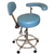 Galaxy 1079-AD Round Seat Dental Assistant's Hygienist Stool Chair with Foot Rest