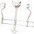 Miltex Balfour Abdominal Retractor with 7" Spread - Fenestrated Side, Solid Center Blade