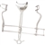 Miltex Balfour Abdominal Retractor with 10" Spread - Fenestrated Side, Solid Center Blade