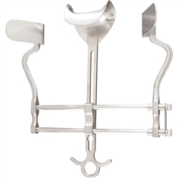 Miltex Balfour Abdominal Retractor 7" Spread, Solid Side and Center Blades