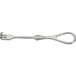 Miltex 4-1/2" Volkman Finger Retractor - 3 Sharp Prongs