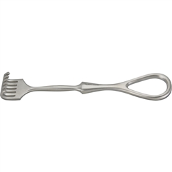 Miltex 4½" Volkman Finger Retractor - 6 Blunt Prongs