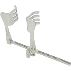 Miltex Badgley Retractor with 6.5" Spread 4 x 4 Blunt Teeth