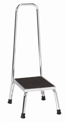 Brewer Step Stool with Hand Rail