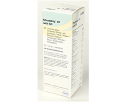 Chemstrip® Urinalysis 10SG Urine Test Strips (100/vial)