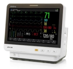 Mindray ePM 12M Patient Monitor w/ NIBP, Temperature, Nellcor SpO2, ST/QT/QTc & Dual IBP