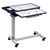 Novum Medical Pediatric Overbed Table - Single Top 18" x 32", Cupholders with Vanity