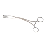 Miltex 8" Lovelace Forceps - Angular - 1-1/8" Wide Jaws - 5 x 5 Locking Teeth