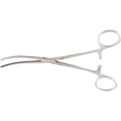 Miltex 6-3/4" Doyen Intestinal Clamp - Curved - Diagonal Serrations