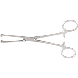 Miltex Allis Non Crushing Tissue Forceps 6" with Double Row of Non-Traumatic Teeth