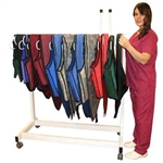 Wolf X-Ray 16412 Free Standing Apron and Skirt Rack
