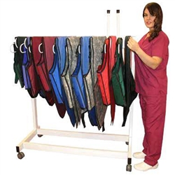 Wolf X-Ray 16412 Free Standing Apron and Skirt Rack