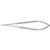 Miltex 7-1/8" Microsurgery Scissors - Straight - 6 mm Blades - Round Handles