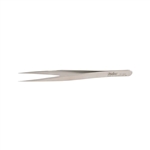 Miltex 4.75" Jeweler-Style Forceps - Non-Magnetic Stainless Steel, Style 1 - Fine Jaw