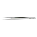 Miltex 4.75" Jeweler-Style Forceps - Non-Magnetic Stainless Steel, Style 3 - Narrow Fine Jaw