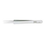 Miltex 4-3/8" Jeweler-Style Forceps - Non-Magnetic Stainless Steel, Style 5 - Super-Fine Jaw
