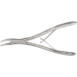 Miltex 5-5/8" Friedman Microsurgery Rongeur - Curved - 1.3 mm Wide Jaws - Very Delicate