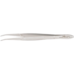 Miltex 4-1/2" Barraquer Cilia Forceps - 5mm Long Smooth Platform