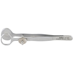 Miltex 3-1/2" Desmarres Chalazion Forceps - Small Size - 11mm x 17mm Inside Diameter of Fenestrated Jaws