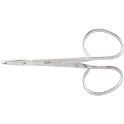 Miltex Iris Scissors, 3¾" Straight, Miniature Pattern, 14mm Blades, Ribbon Type