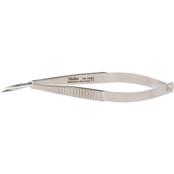 Miltex 3-3/4" McClure Iris Scissors - 4mm Blades - Angled On Flat - Sharp Tips