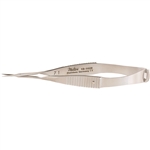 Miltex 3-1/4" McPherson-Vannas Micro Iris Scissors - Thumb Handle with Spring - Straight Sharp/Sharp Tips