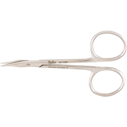 Miltex 3.75" Gradle Eye Suture Scissors - Slightly Curved - Sharp Points