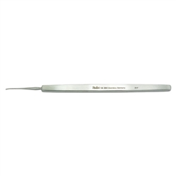 Miltex 4-5/8" Alvis Foreign Body Spud, 0.7mm Oval Curette with Fine Point