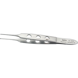 Miltex Bishop-Harmon Forceps, Standard, 0.7mm, 1x2 Teeth - 3-3/8"