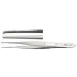 Miltex Fixation Forceps, Strong 1 x 2 Teeth, 0.9mm Wide, Angled Upwards - 4-1/4"
