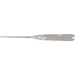 Miltex 8-1/2" Lempert Endaural Curette - Oval Cup - Size 3/0