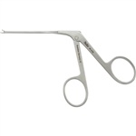 Miltex Micro Alligator Ear Forceps - 3" Shaft - Oval Cup Jaws - 0.8mm Wide