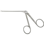 Miltex House-Bellucci Ear Scissors - 3-3/8" Shaft - 5mm Blades - Curved Right - Alligator Type