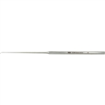 Miltex House Needle, Curved Tip, Semi-Sharp Point, Malleable Shaft, Round Handle, 6-1/2"