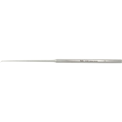 Miltex House Needle, Rosen Type, Curved Slightly Dull Tip, Malleable Shaft, 6-1/2"