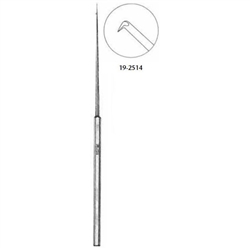 Miltex House Oval Window Pick, Angled 90°, Malleable Fine Shaft, 0.33mm Long Point, 6-1/2"