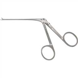 Miltex House Ear Forceps - 3-1/4" Shaft - Miniature Oval Cup Jaws - Angled Right