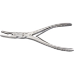 Miltex 7" Zaufel-Jansen Rongeur - Double Action - Slightly Curved Jaws - 4mm Wide