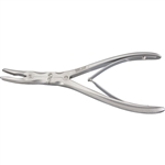 Miltex 7" Beyer Rongeur - Slightly Curved Jaws - Double Action - 3mm Wide