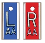 Techno-Aide Elite 5/8" Right/Left Marker with Personalized Initials