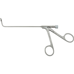 Miltex Biopsy Forceps - 5-1/8" Shaft, 3mm Diameter Round Jaws - 70 Degrees Horizontal Jaws, Double Action, Luer Lock Port/Cleaning